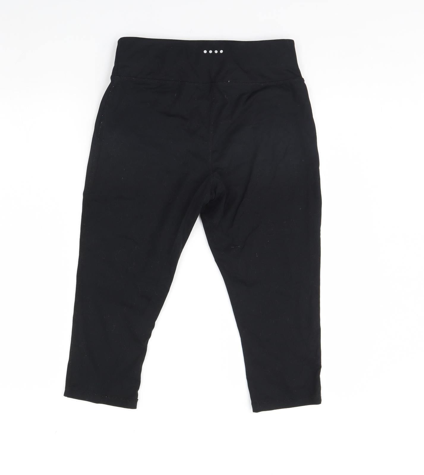 Soul Luxe Womens Black   Compression Shorts Size 14