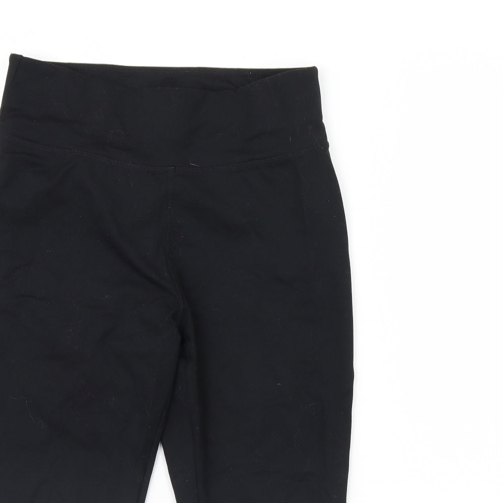 Soul Luxe Womens Black   Compression Shorts Size 14