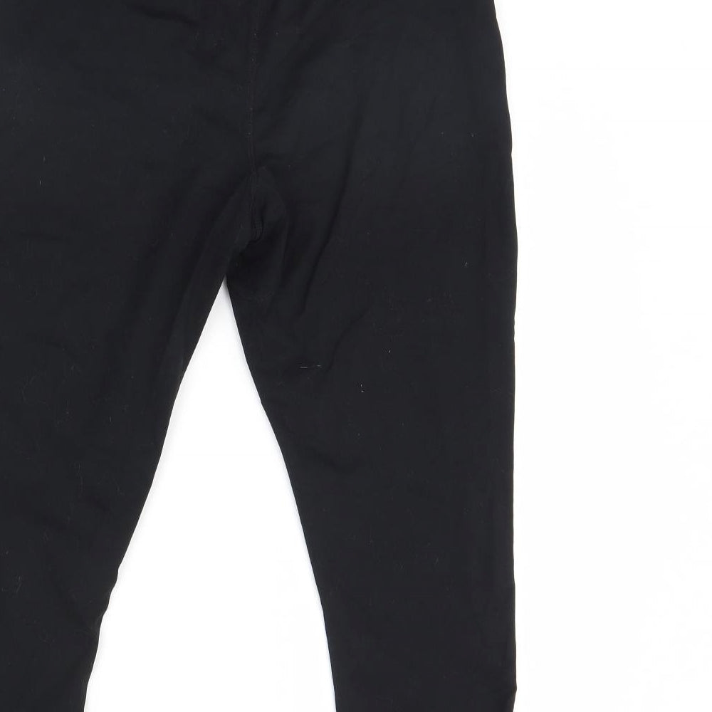 Soul Luxe Womens Black   Compression Shorts Size 14