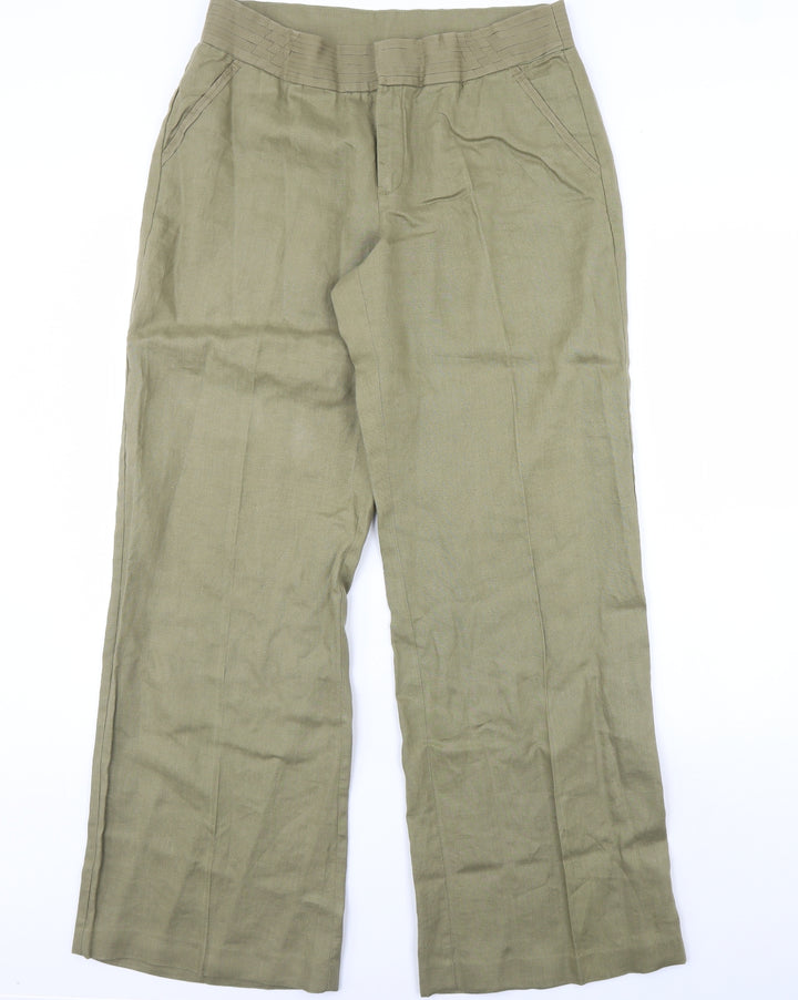 Mexx Womens Green Trousers Size 34 in L32 in