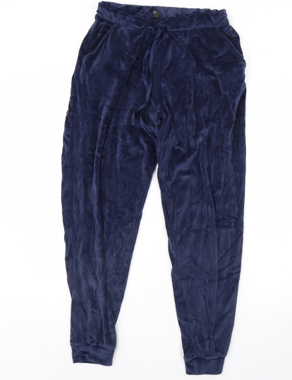 F&F Womens Blue Solid  Cami Pyjama Pants Size 12