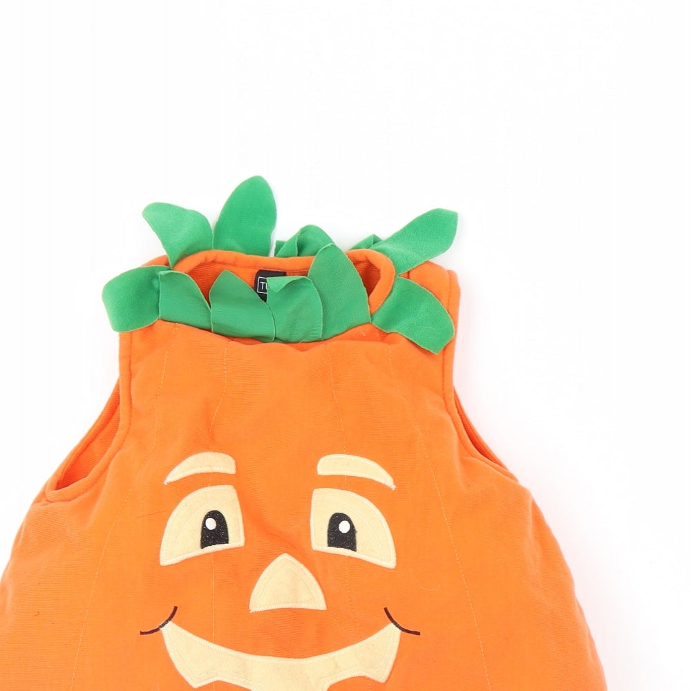 TU Baby Orange   Jumper Dress  Size 12 Months  - Halloween