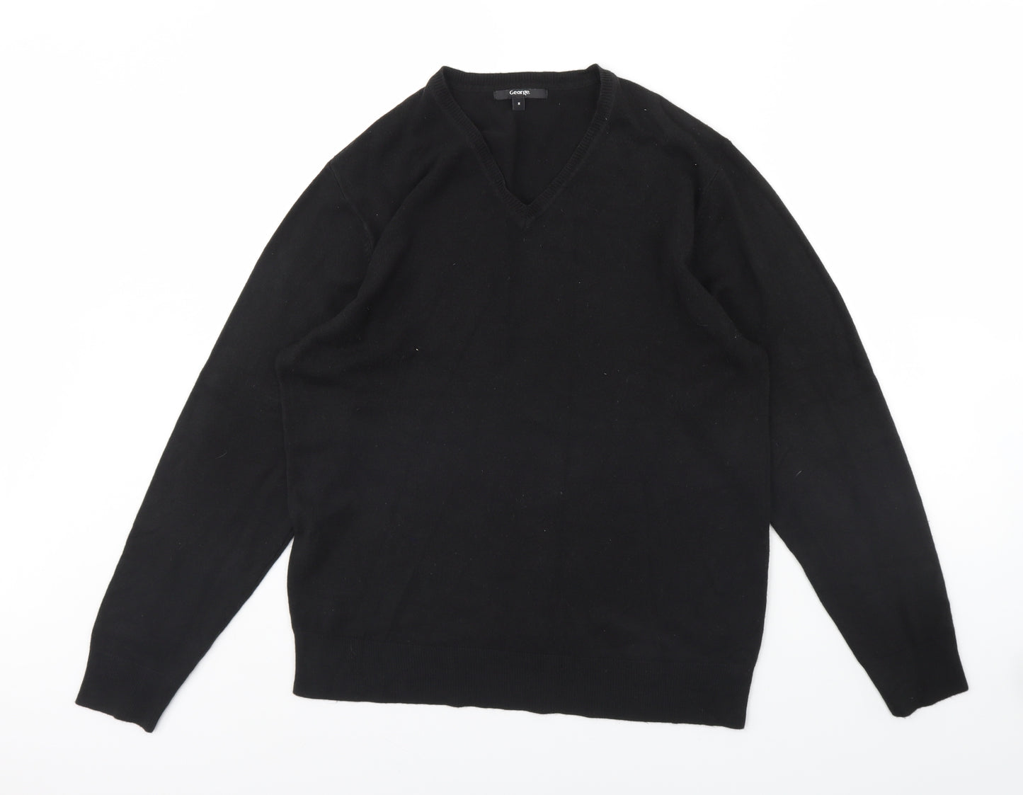George Mens Black   Pullover Jumper Size M