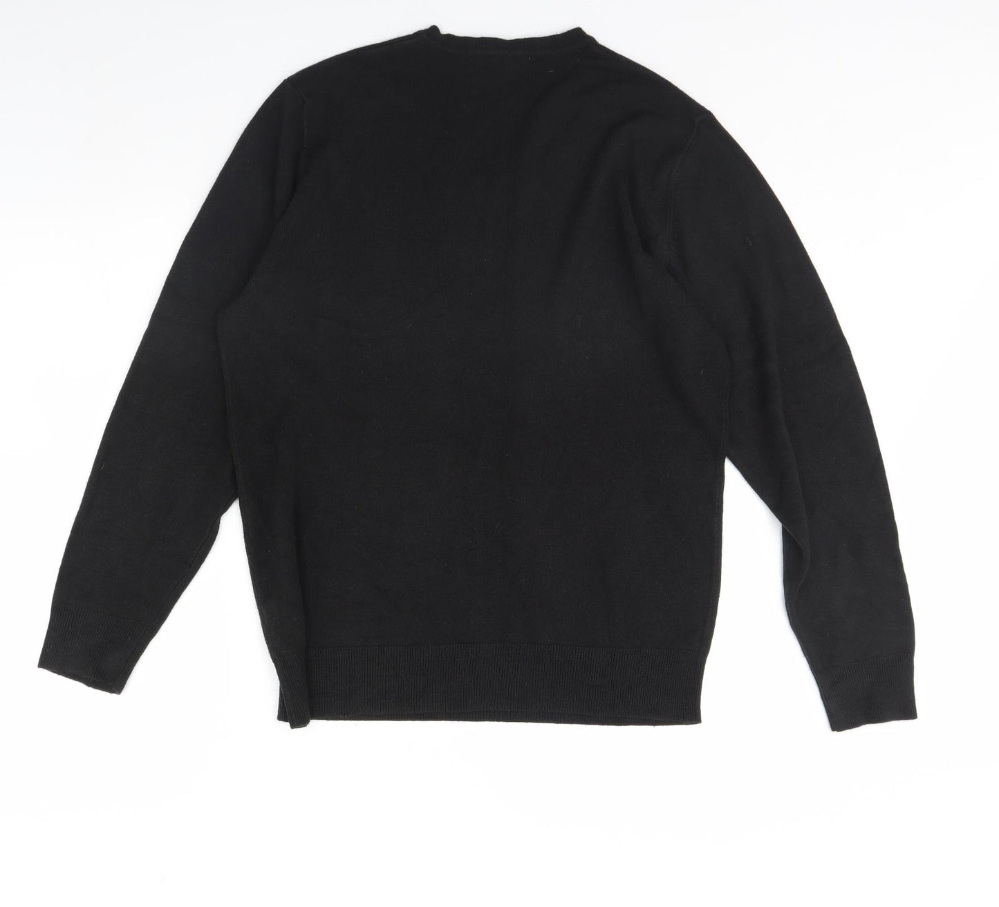 George Mens Black   Pullover Jumper Size M
