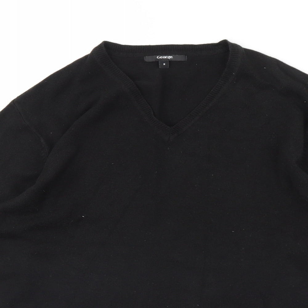 George Mens Black   Pullover Jumper Size M