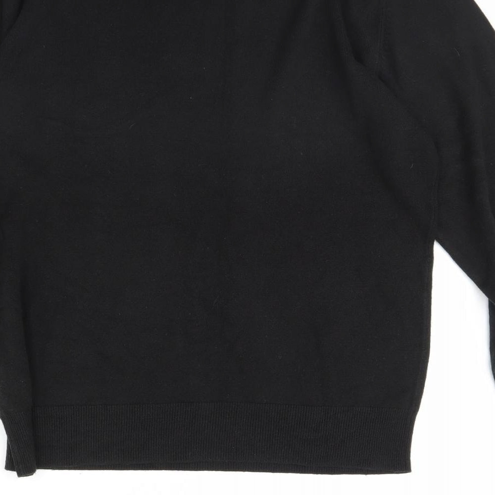 George Mens Black   Pullover Jumper Size M