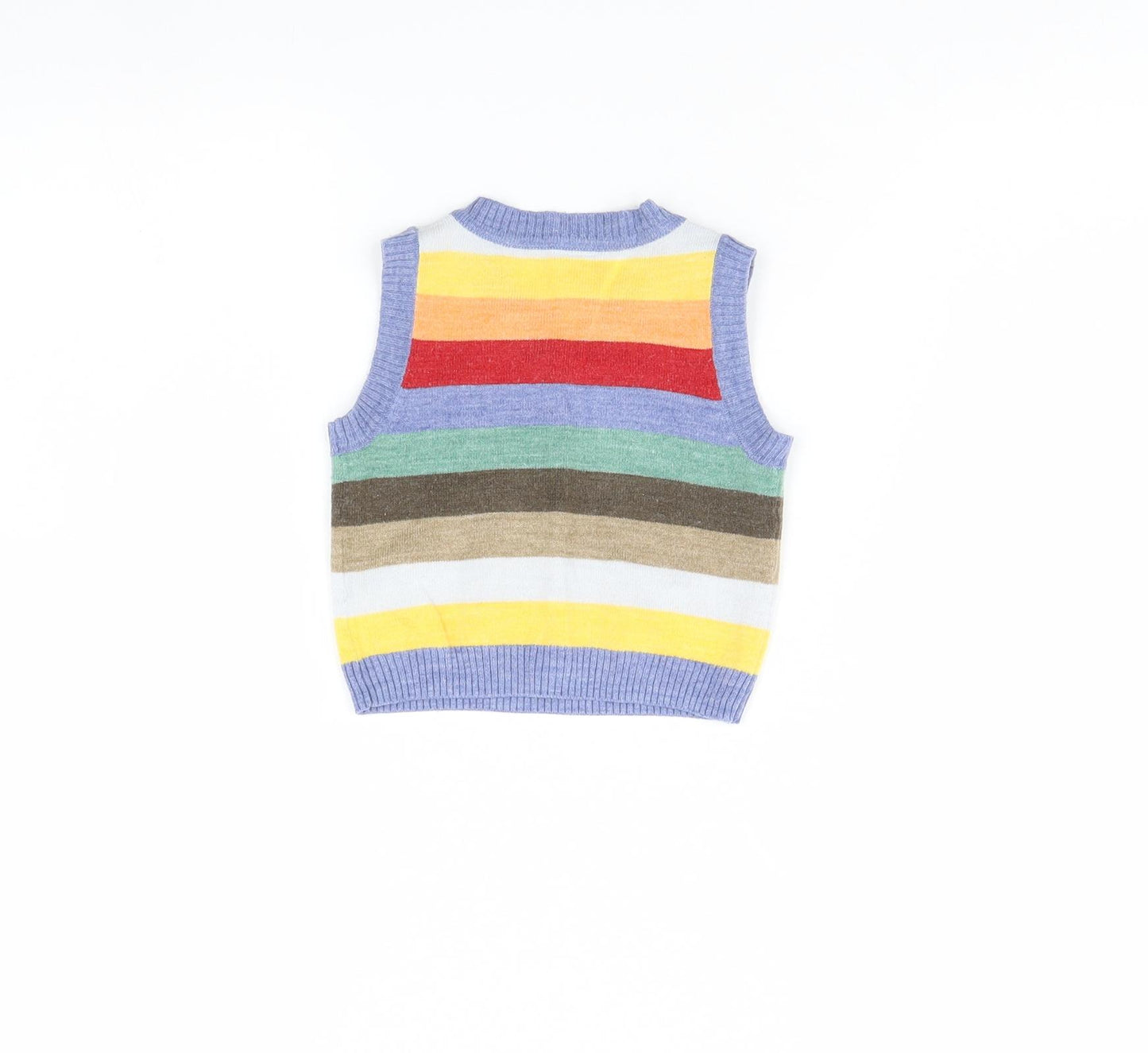 NEXT Baby Multicoloured Striped  Pullover Jumper Size 3-6 Months