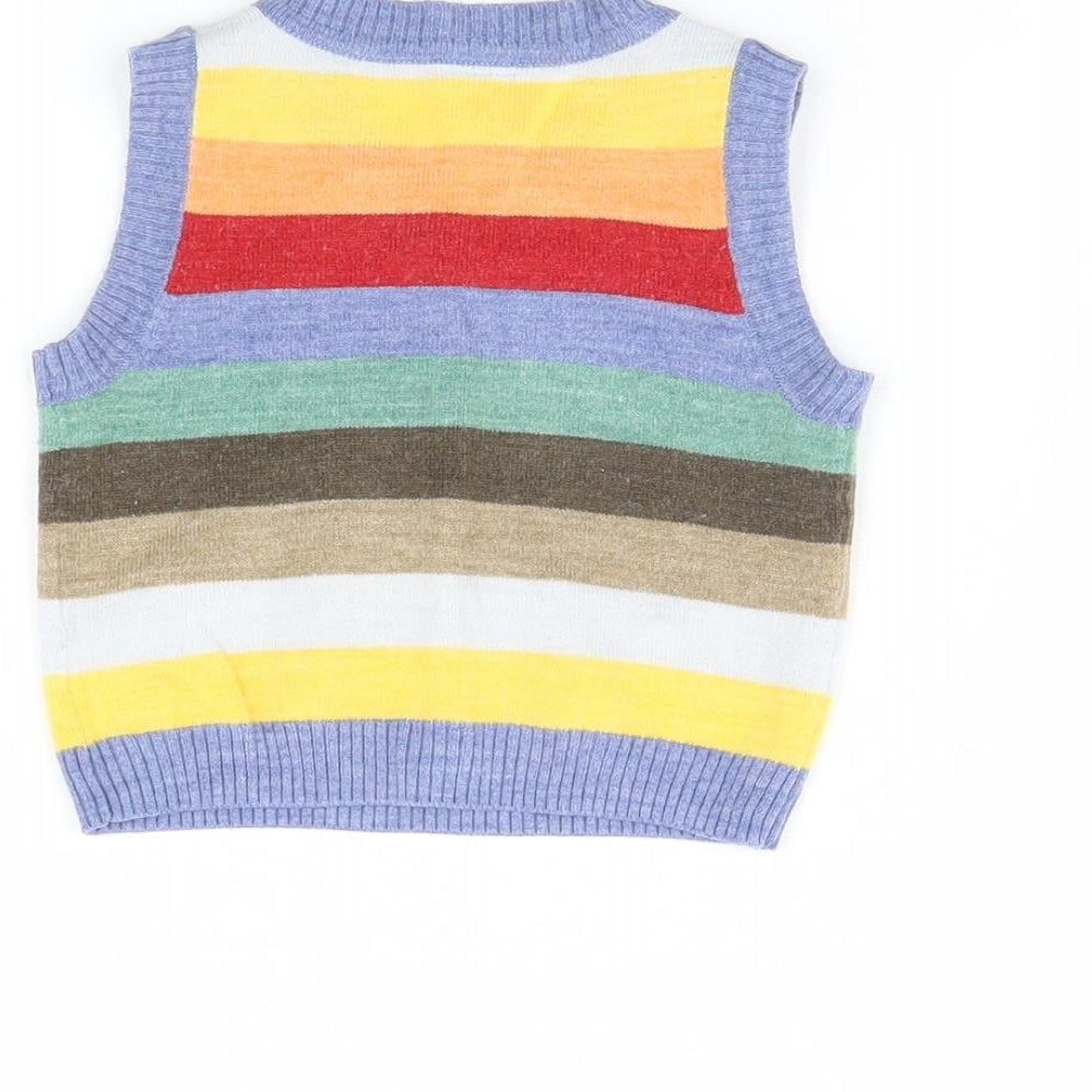 NEXT Baby Multicoloured Striped  Pullover Jumper Size 3-6 Months