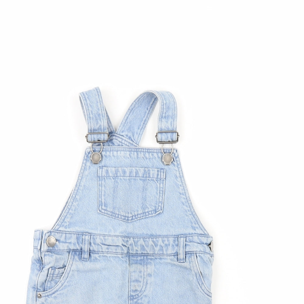 TU Girls Blue  Denim Playsuit One-Piece Size 5 Years