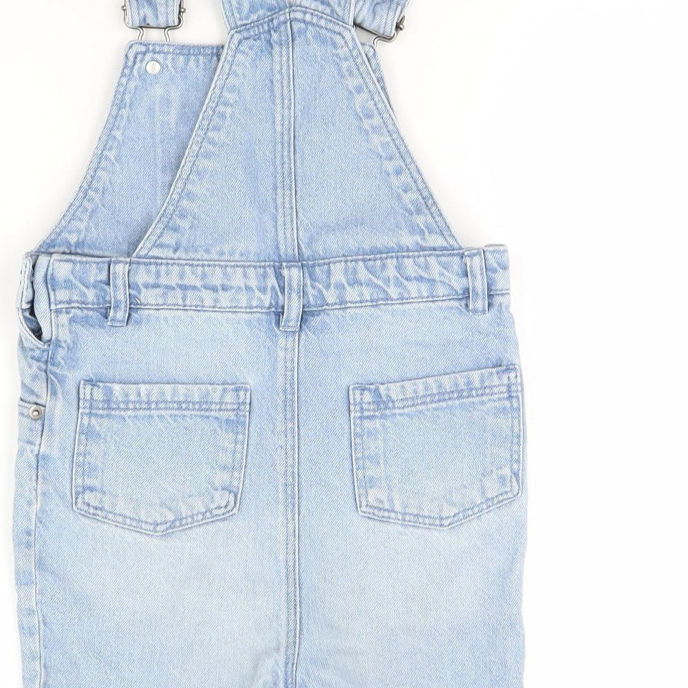 TU Girls Blue  Denim Playsuit One-Piece Size 5 Years