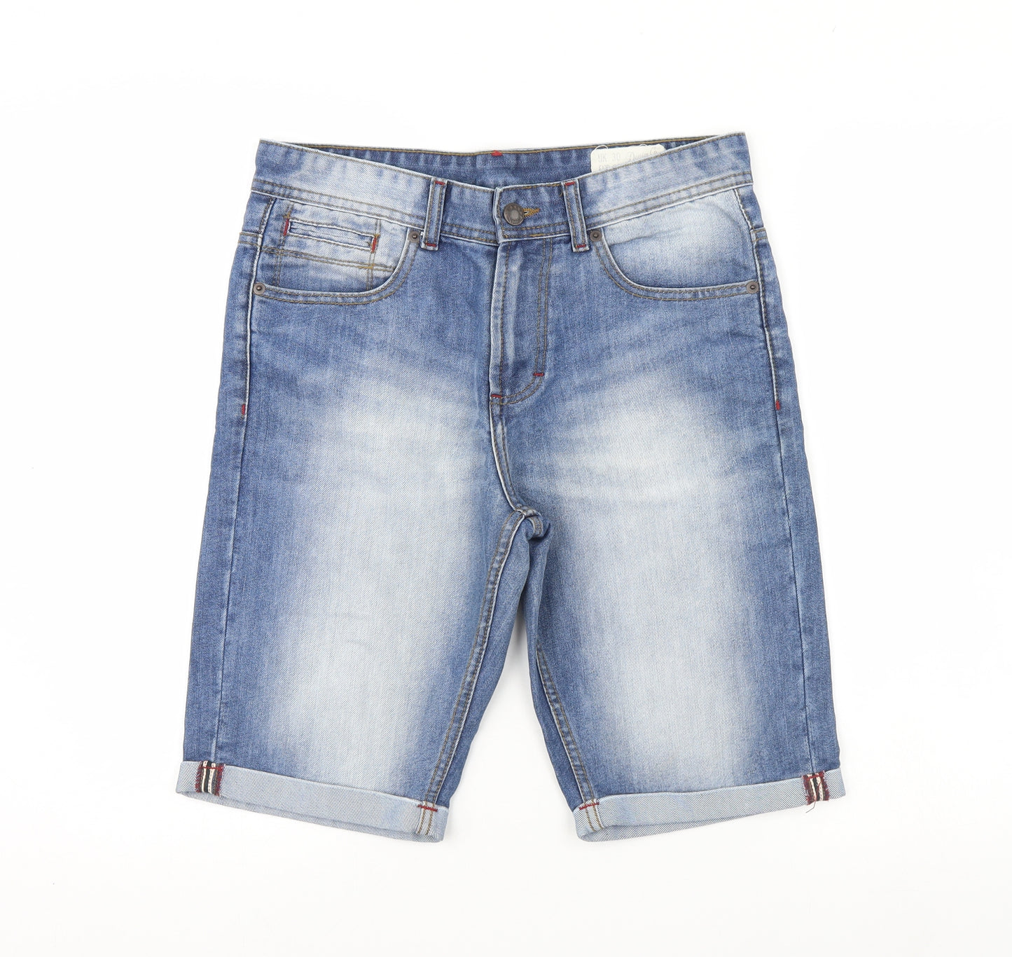 Denim Mens Blue  Denim Chino Shorts Size 30