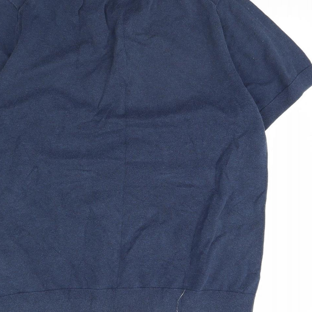 m&s Mens Blue   Pullover Jumper Size M