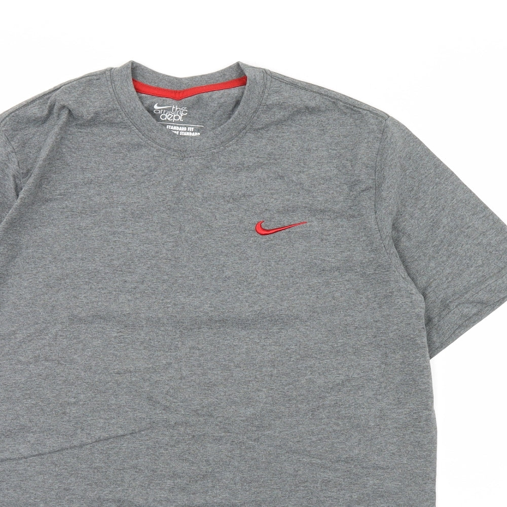 Nike Mens Grey    T-Shirt Size M