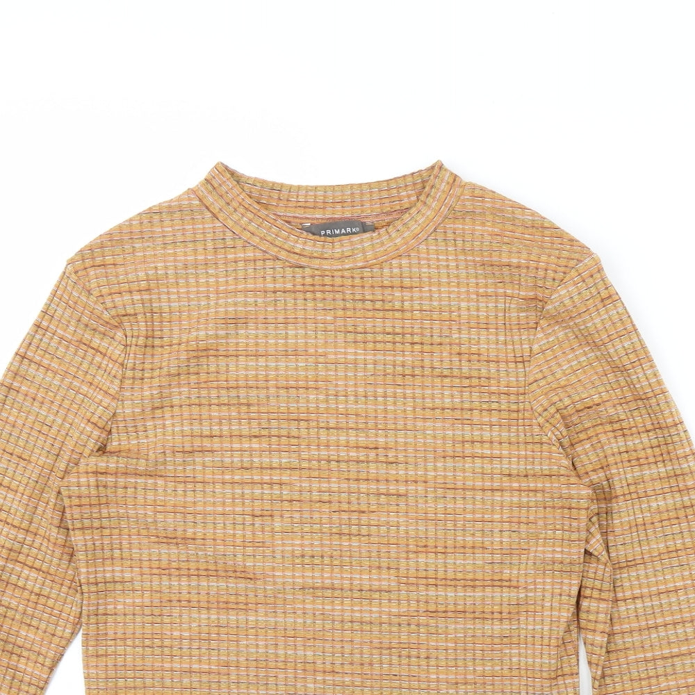 Primark Womens Orange   Pullover Jumper Size M