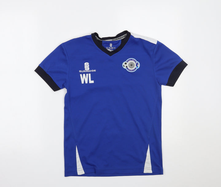 Surridge Boys Blue   Jersey T-Shirt Size S