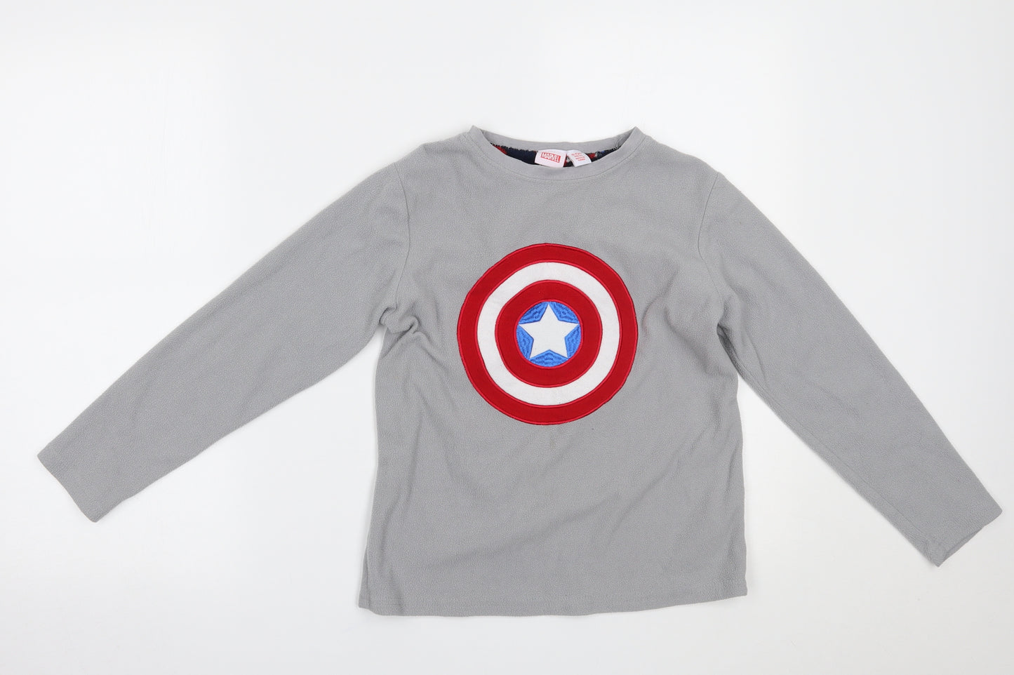 Primark Boys Grey    Pyjama Top Size 10-11 Years  - MARVEL
