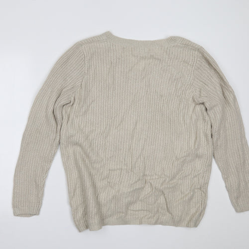 Papaya Womens Beige   Pullover Jumper Size XL