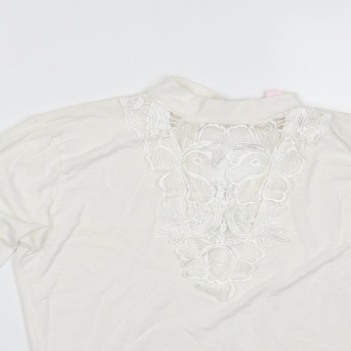Miss Selfridge Womens White   Basic Blouse Size 8