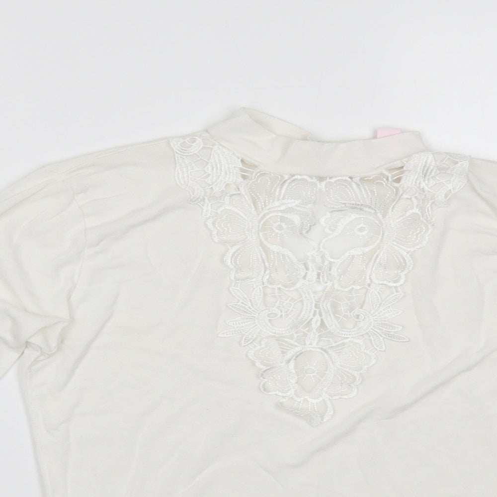Miss Selfridge Womens White   Basic Blouse Size 8