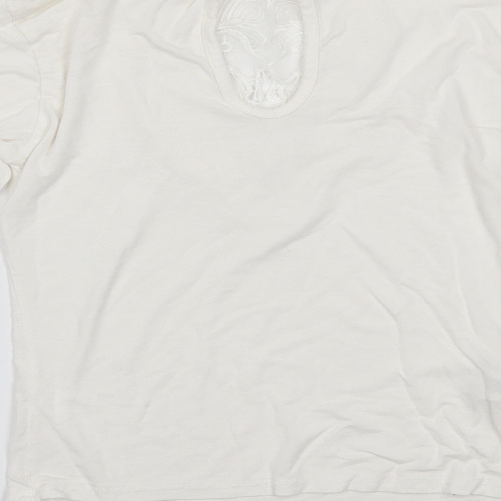 Miss Selfridge Womens White   Basic Blouse Size 8
