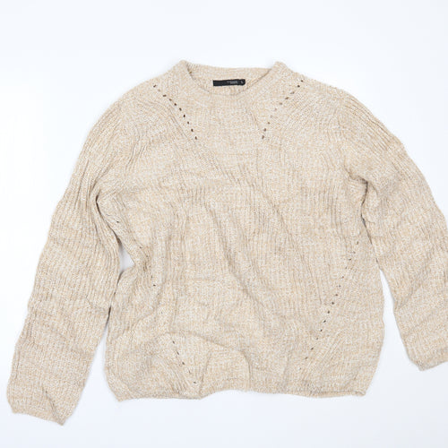 Tiffosi Womens Beige   Pullover Jumper Size L