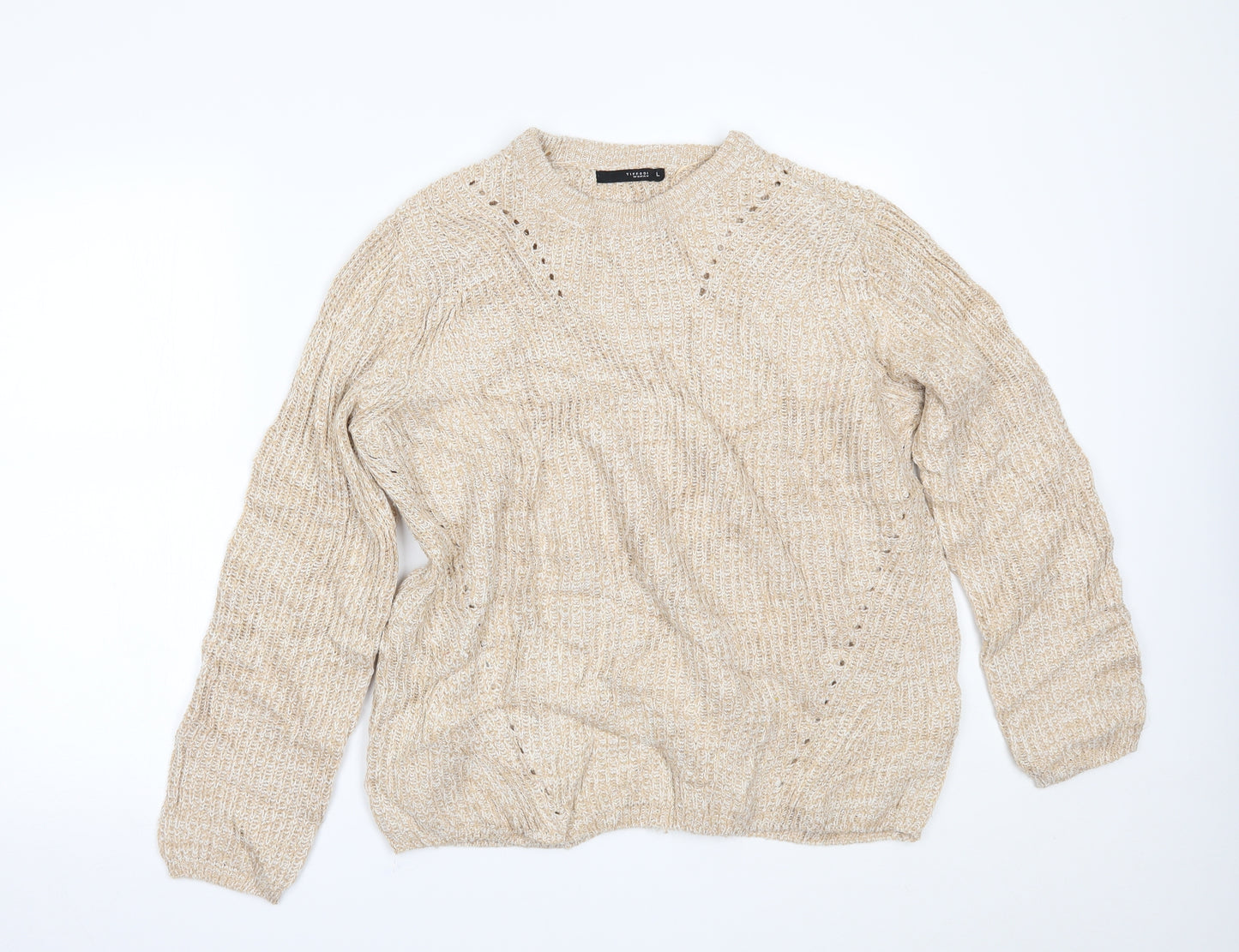 Tiffosi Womens Beige   Pullover Jumper Size L