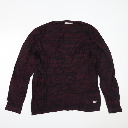 JACK & JONES Mens Red   Pullover Jumper Size L