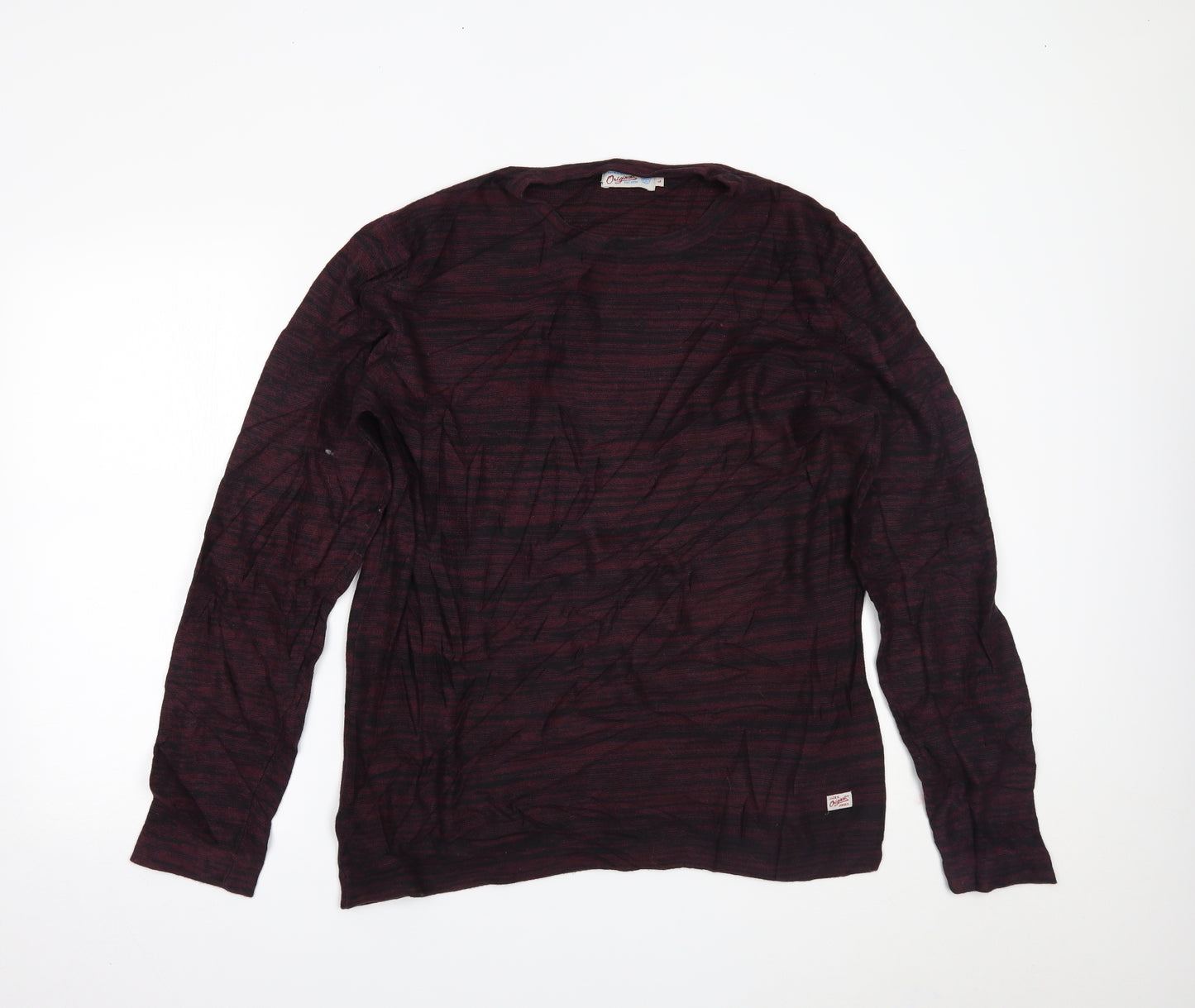 JACK & JONES Mens Red   Pullover Jumper Size L