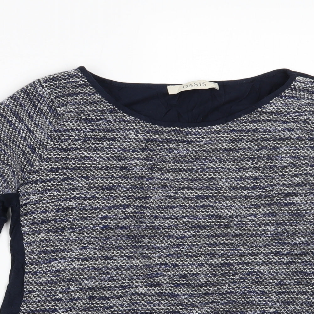 Oasis Womens Blue   Basic Blouse Size S