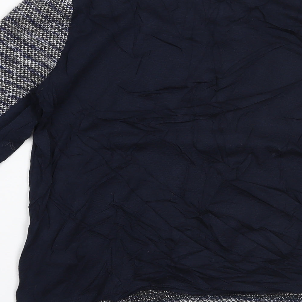 Oasis Womens Blue   Basic Blouse Size S