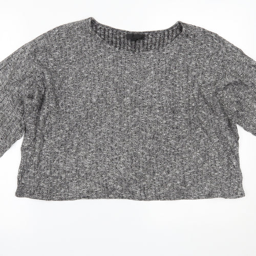 Topshop Womens Grey   Basic Blouse Size 12