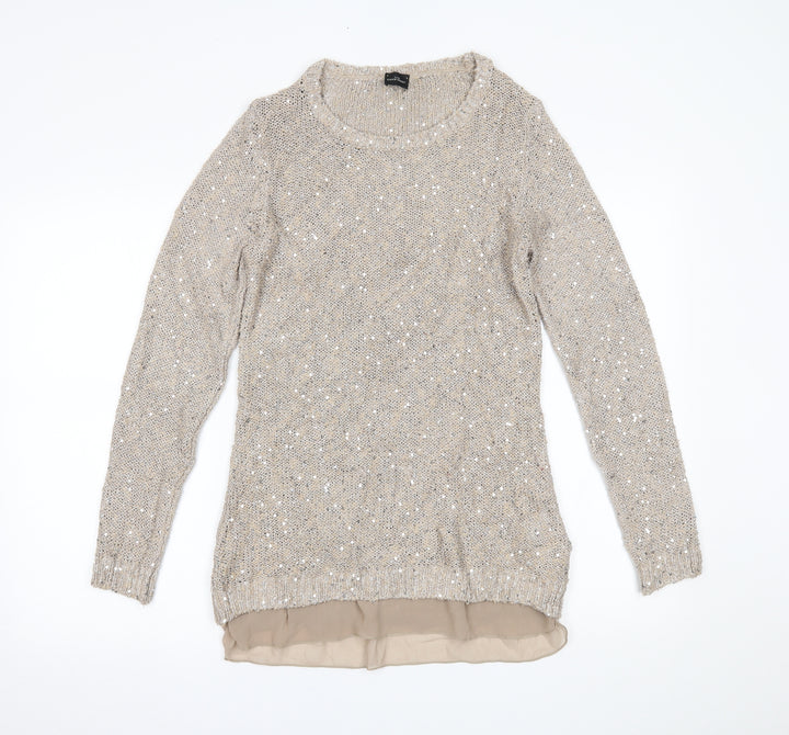 Your Sixth Sense Womens Beige Pullover Jumper Size S