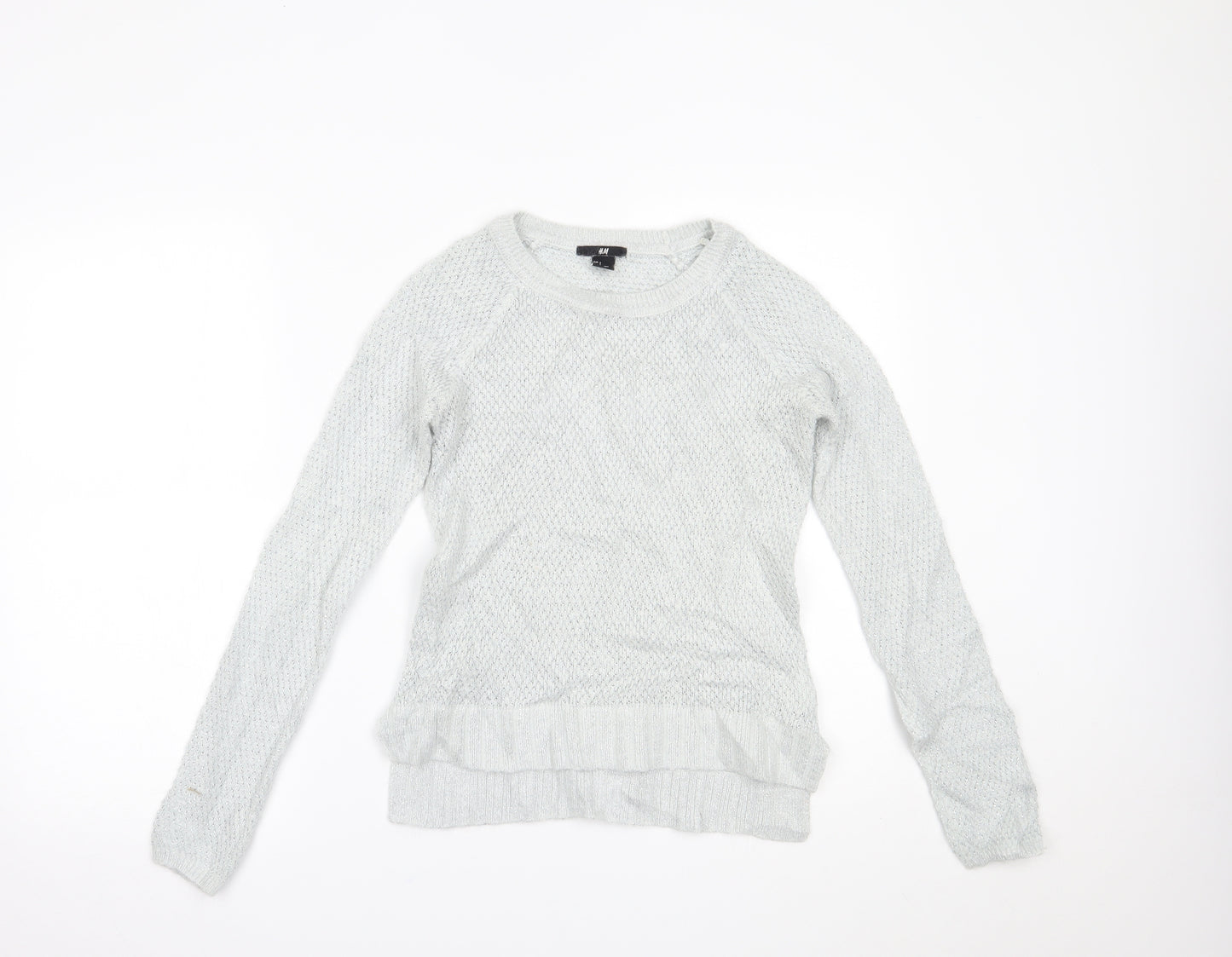 H&M Womens Blue   Basic Blouse Size S