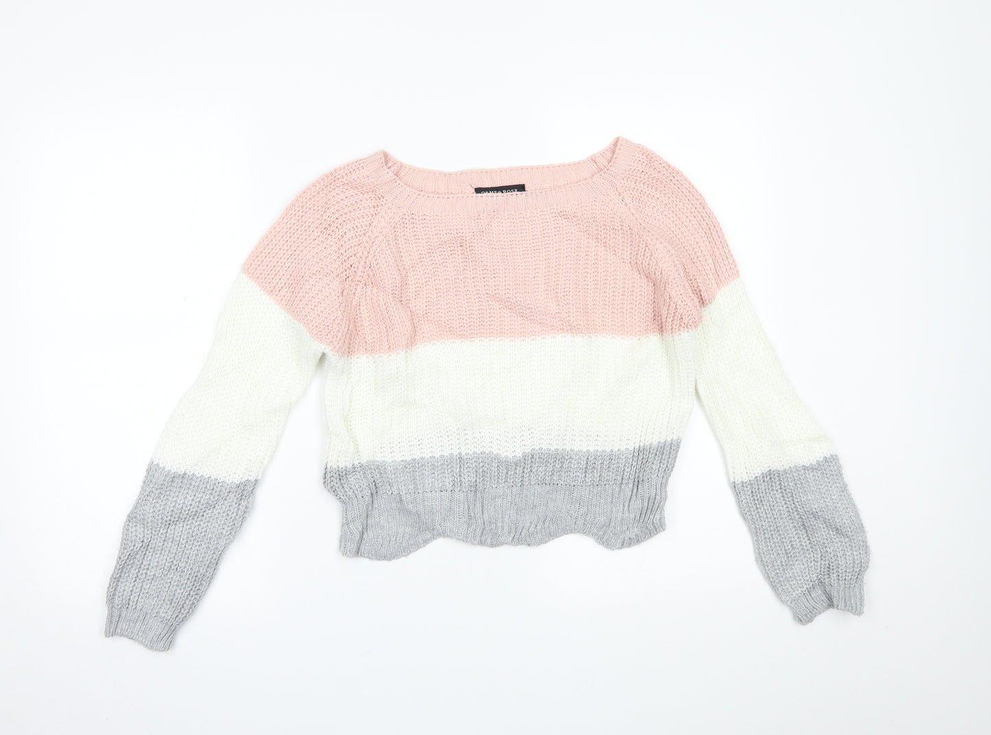 CAMEO ROSE Womens Multicoloured   Pullover Jumper Size S