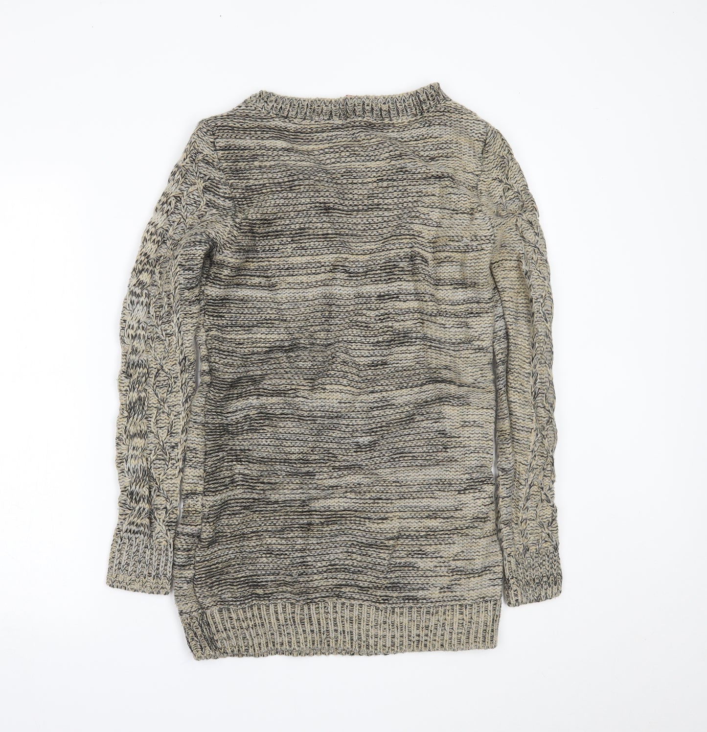 H&M Womens Beige   Pullover Jumper Size 8