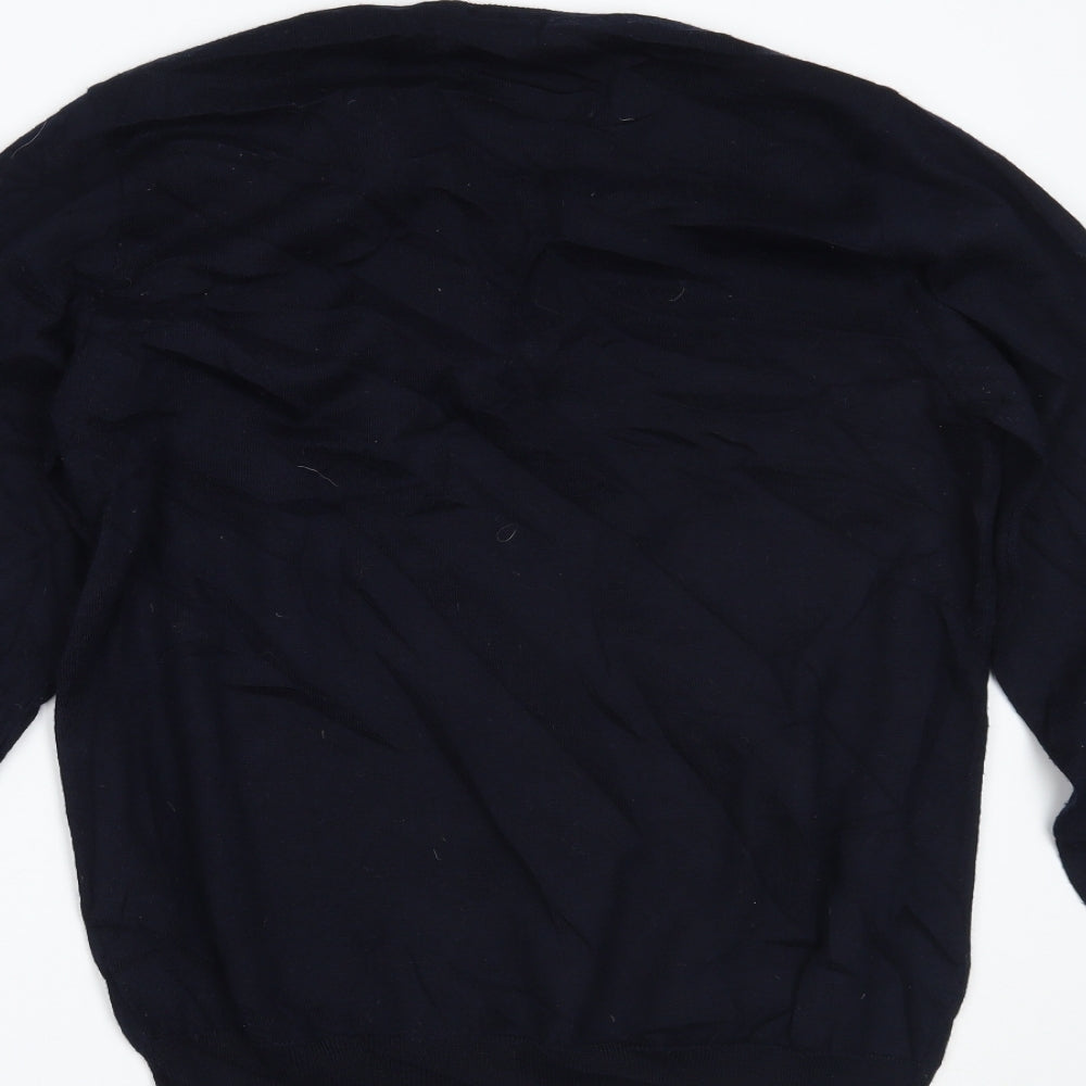 Marks and Spencer Mens Blue Argyle/Diamond  Pullover Jumper Size M