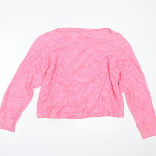 H&M Womens Pink   Pullover Jumper Size S