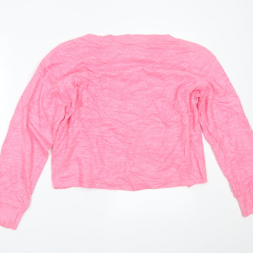 H&M Womens Pink   Pullover Jumper Size S