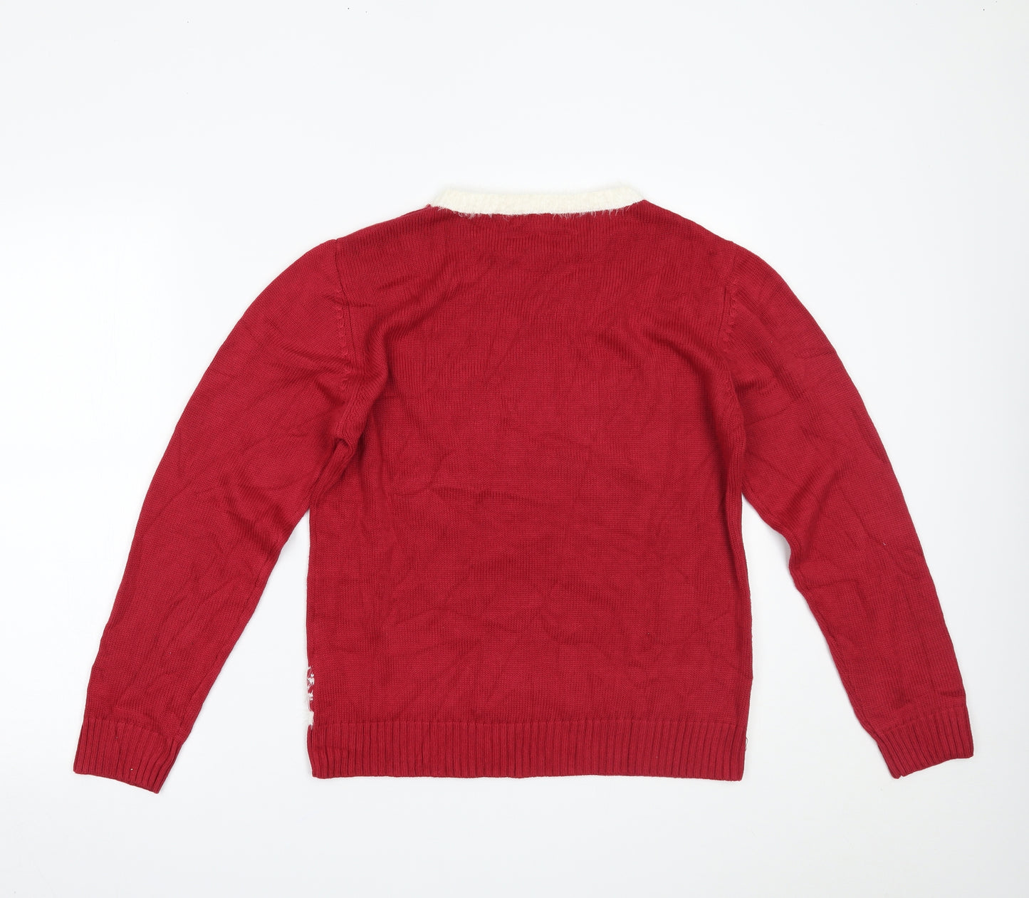 Sugar Crisp Womens Red   Pullover Jumper Size L