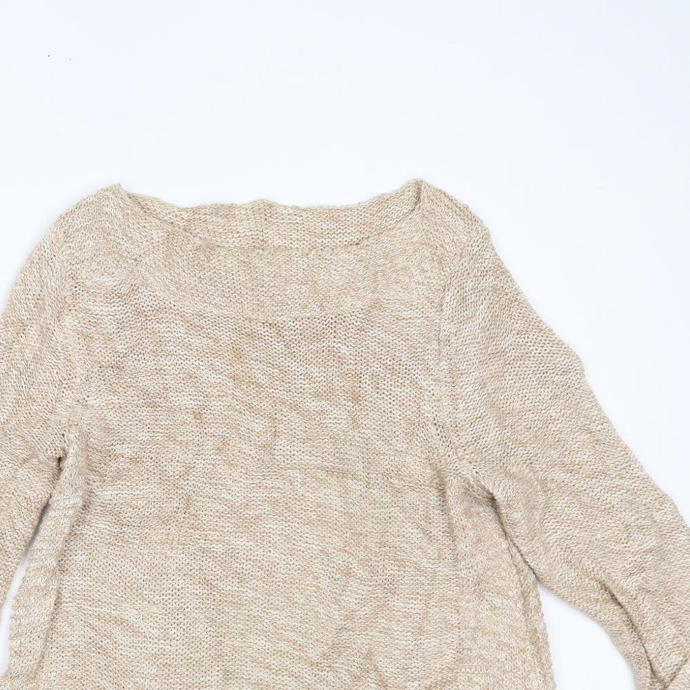Wallis Womens Beige   Pullover Jumper Size M