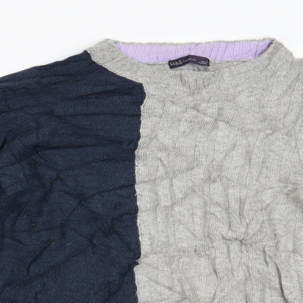 Marks and Spencer Womens Multicoloured   Pullover Jumper Size L
