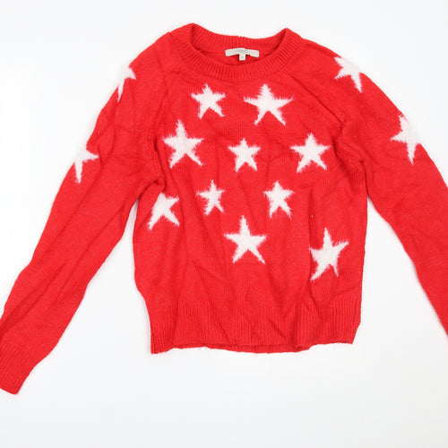 NEXT Womens Red   Pullover Jumper Size XS