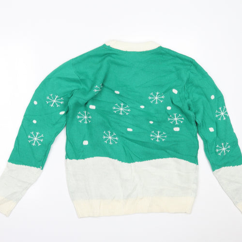 cargoquay Womens Green   Pullover Jumper Size S