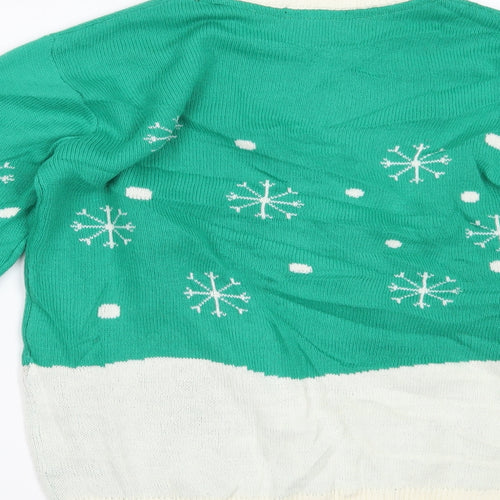 cargoquay Womens Green   Pullover Jumper Size S