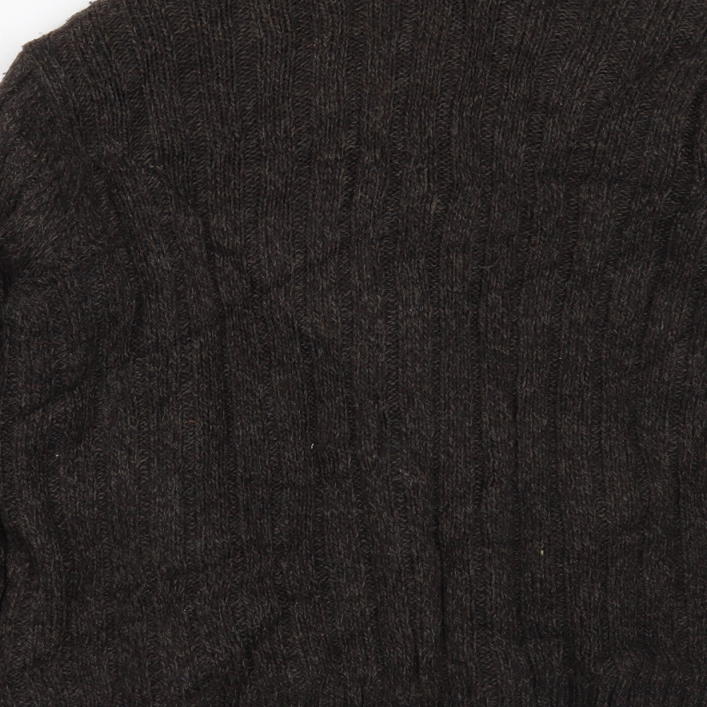 Marks and Spencer Mens Brown   Jacket Coatigan Size XL