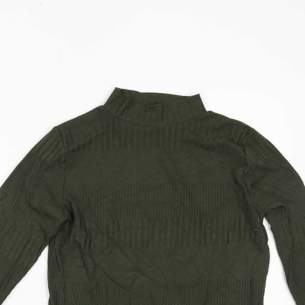 Nutmeg Womens Green   Basic Blouse Size 12