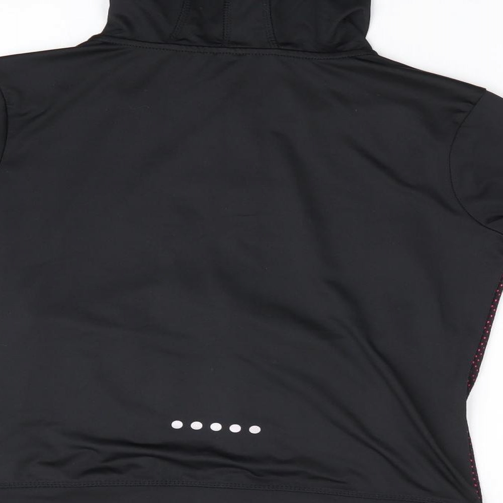 Primark Girls Black   Full Zip Hoodie Size 10-11 Years  - YD Active