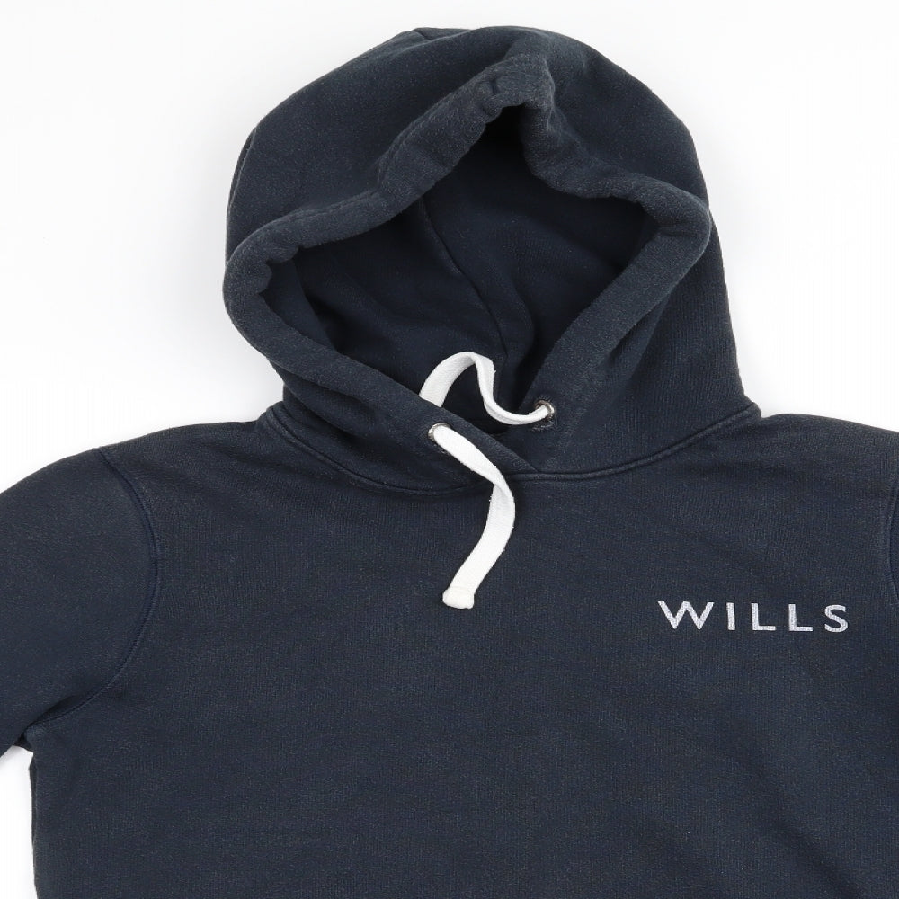 Jack Wills Womens Blue   Pullover Hoodie Size 10