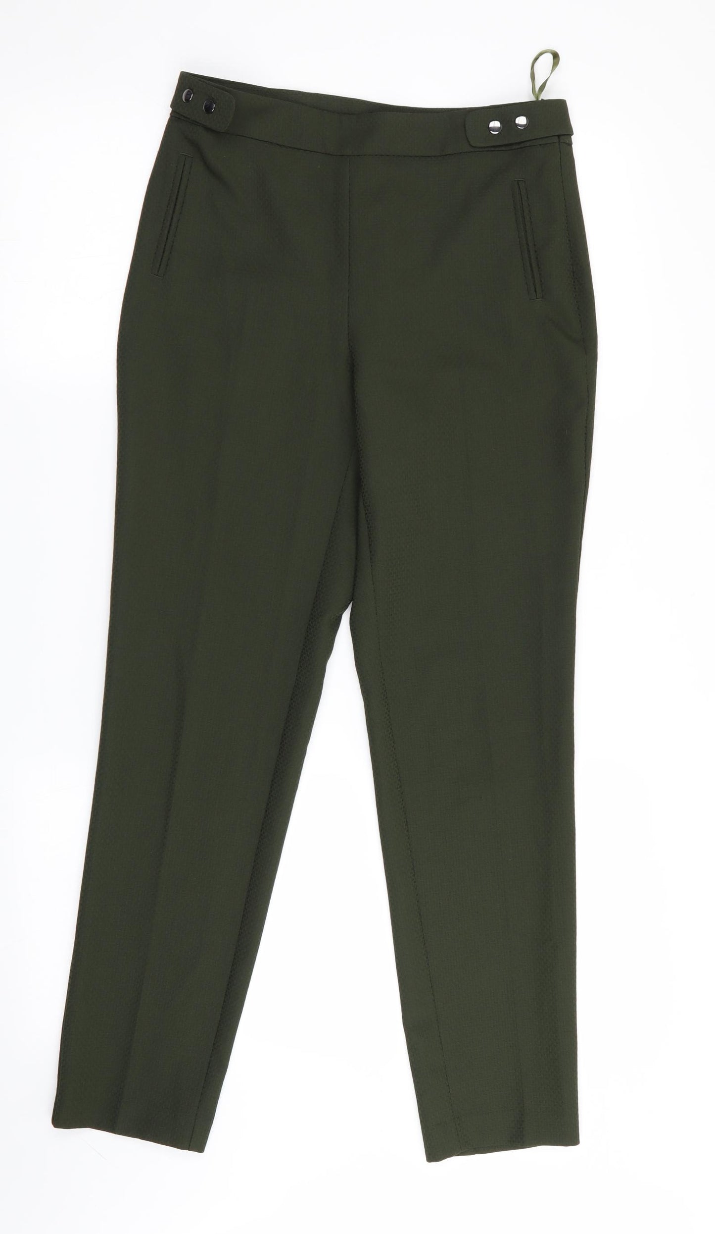 Florence and Fred Womens Green   Trousers  Size 6 L28 in - Side zip