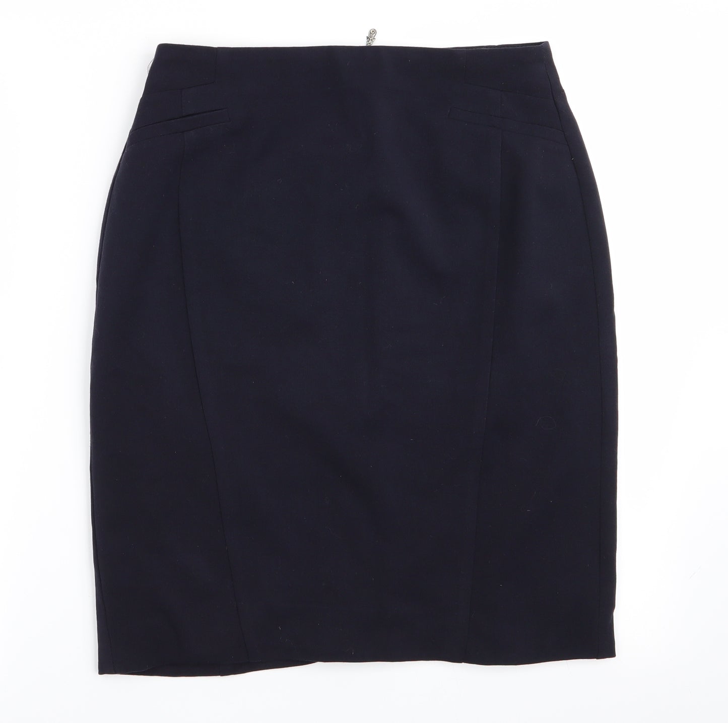 The Collection Womens Blue   Straight & Pencil Skirt Size 10